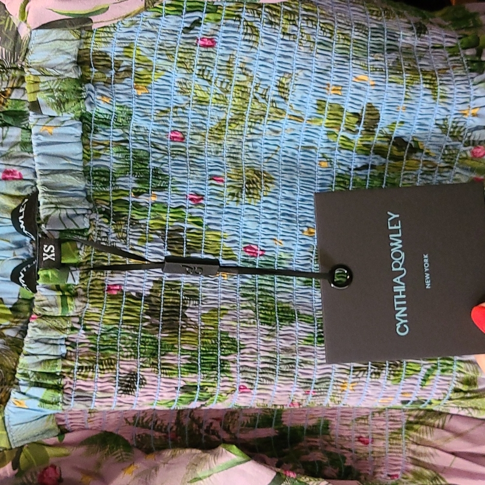 🌴🌺CYNTHIA ROWLEY - Alice Smocked Dress - Picture 9 of 9